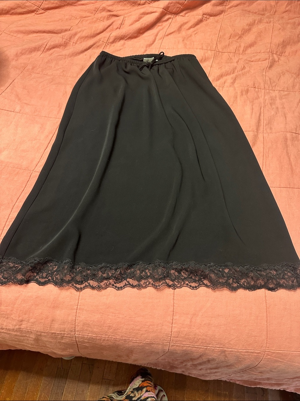 Aritizia Black Slip Skirt